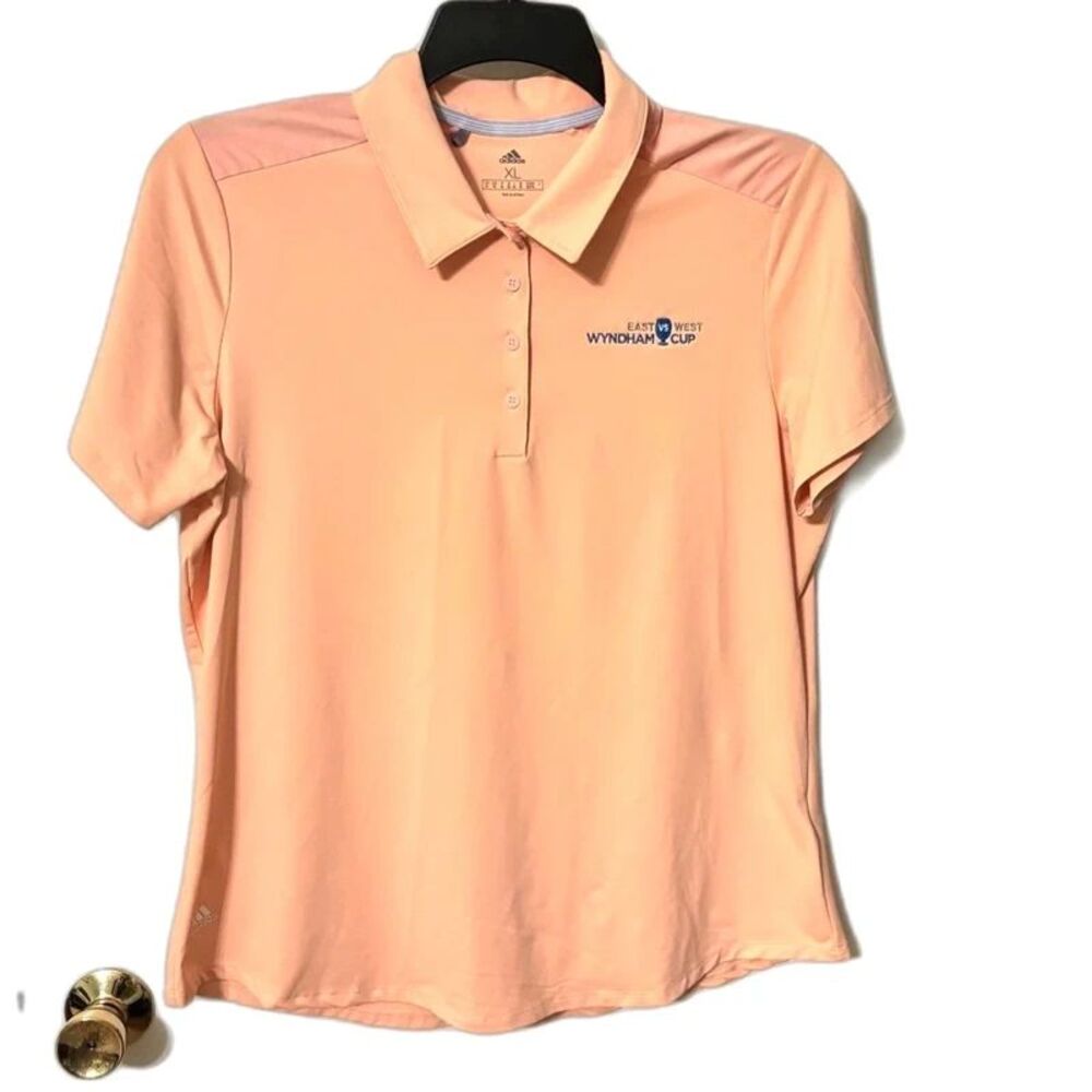 Adidas Womens XL Golf Polo Wyndham Cup Performance Polo